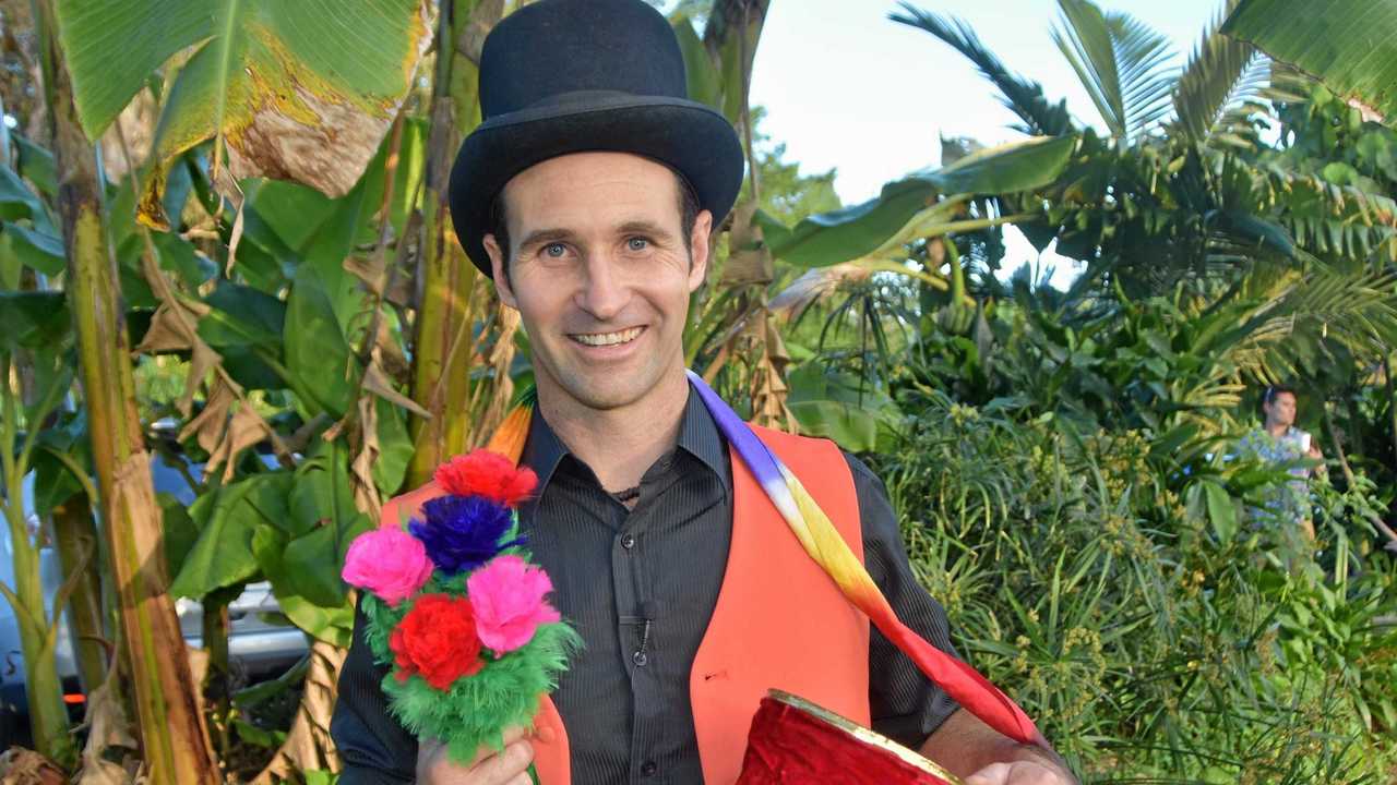 MAGICIAN: Craig Hubbard shares his love of magic at his Doonan farm. Picture: Caitlin Zerafa