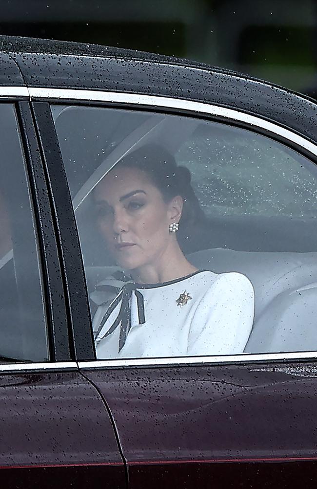 Princess Catherine arrives at Buckingham Palace. Picture: AFP