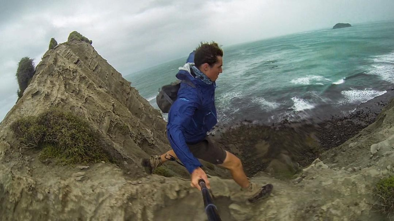 Brando is a ‘full-time explorer’ who at 19 walked around the coastline of New Zealand over 600 days.