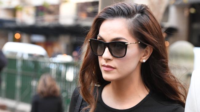 Fatima Mehajer arrives at Central Local Court, Sydney last week.