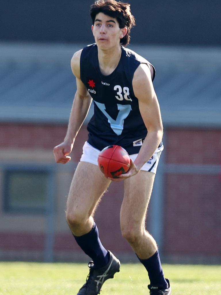 Dante Visentini playing for Vic Metro. Picture: Michael Klein