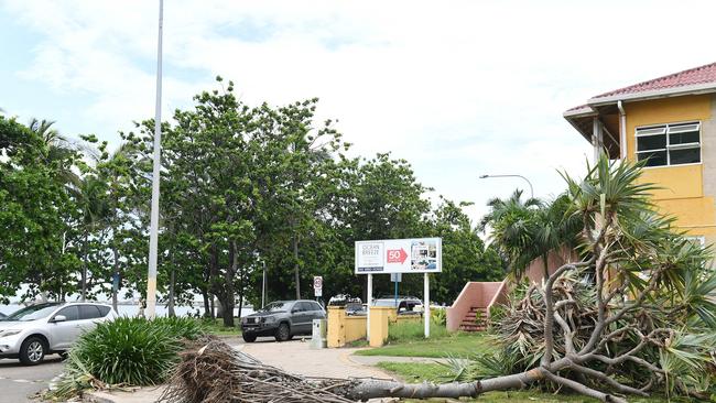 Tropical Cyclone Kirrily Townsville 2024. The aftermath from severe tropical Cyclone Kirrily. Picture: Shae Beplate.