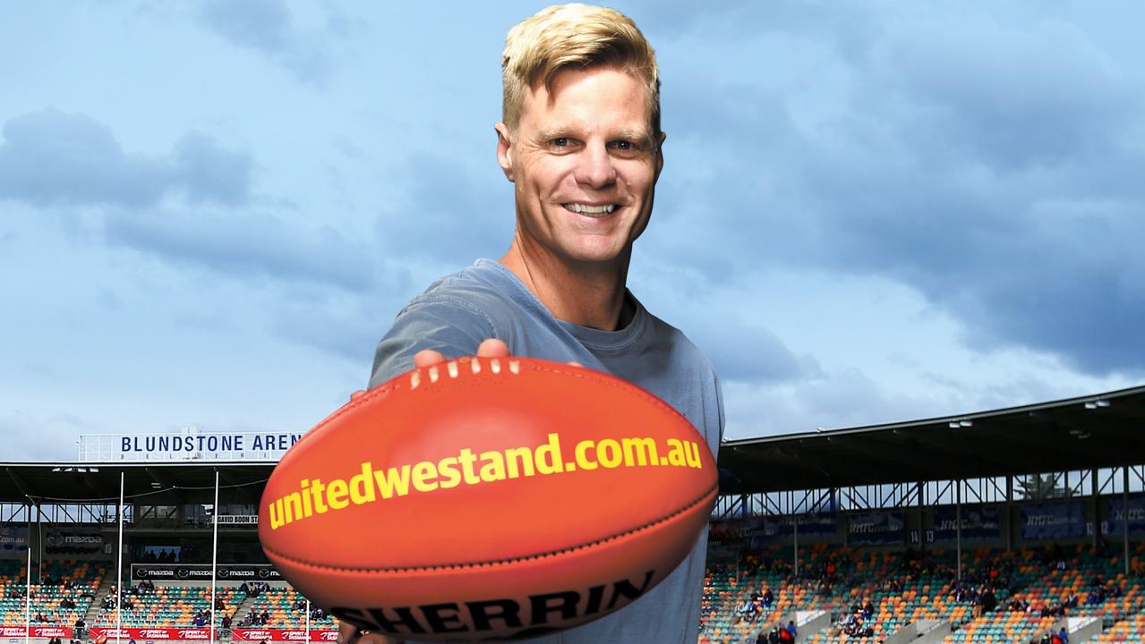 Nick Riewoldt is one of several big footy names behind the push for a Tasmanian AFL team (Pic: MERCURY TASMANIA)