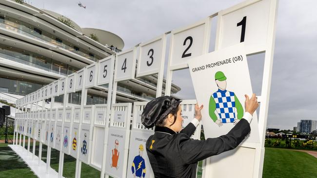 Grand Promenade draws barrier one for Australia’s most famous horse race.