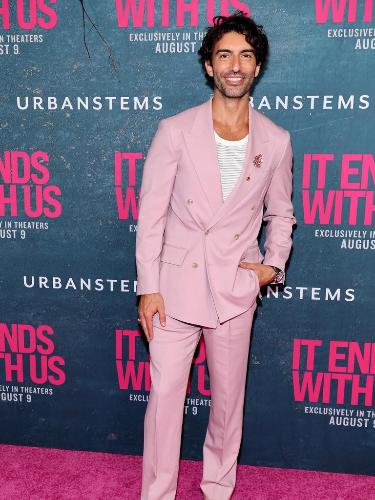 Justin Baldoni attends the It Ends With Us New York Premiere at AMC Lincoln Square Theater on August 06, 2024. Picture: Cindy Ord/Getty Images.