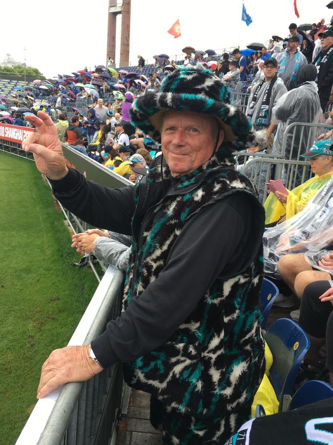 Southend fisherman Bruce Tedham at the match. Picture: Matt Byrne