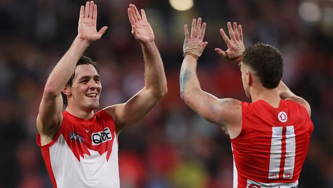 Sydney is well and truly in the hunt. Picture: Mark Metcalfe/AFL Photos