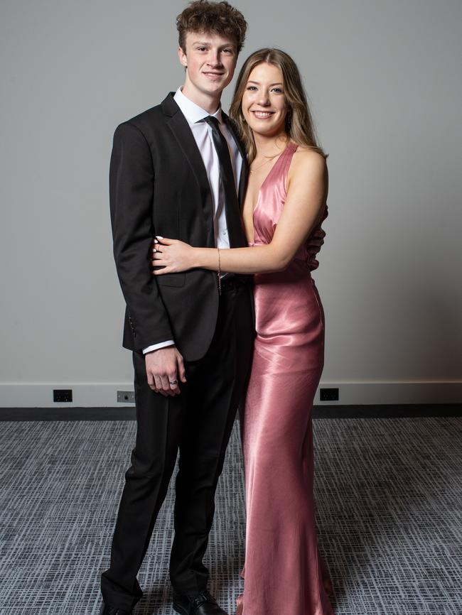 Josh Ware, 17, of Balgowlah with Lucy Murray, 17, of North Balgowlah.