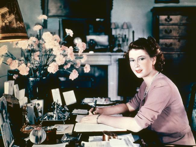 The then Princess Elizabeth at Buckingham Palace. Picture: Lisa Sheridan/Royal Lisa/Hulton Archive/Getty Images