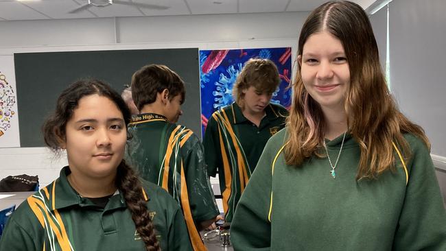 Students from Pioneer and Mackay State High School attended the Unearthing STEM workshop.