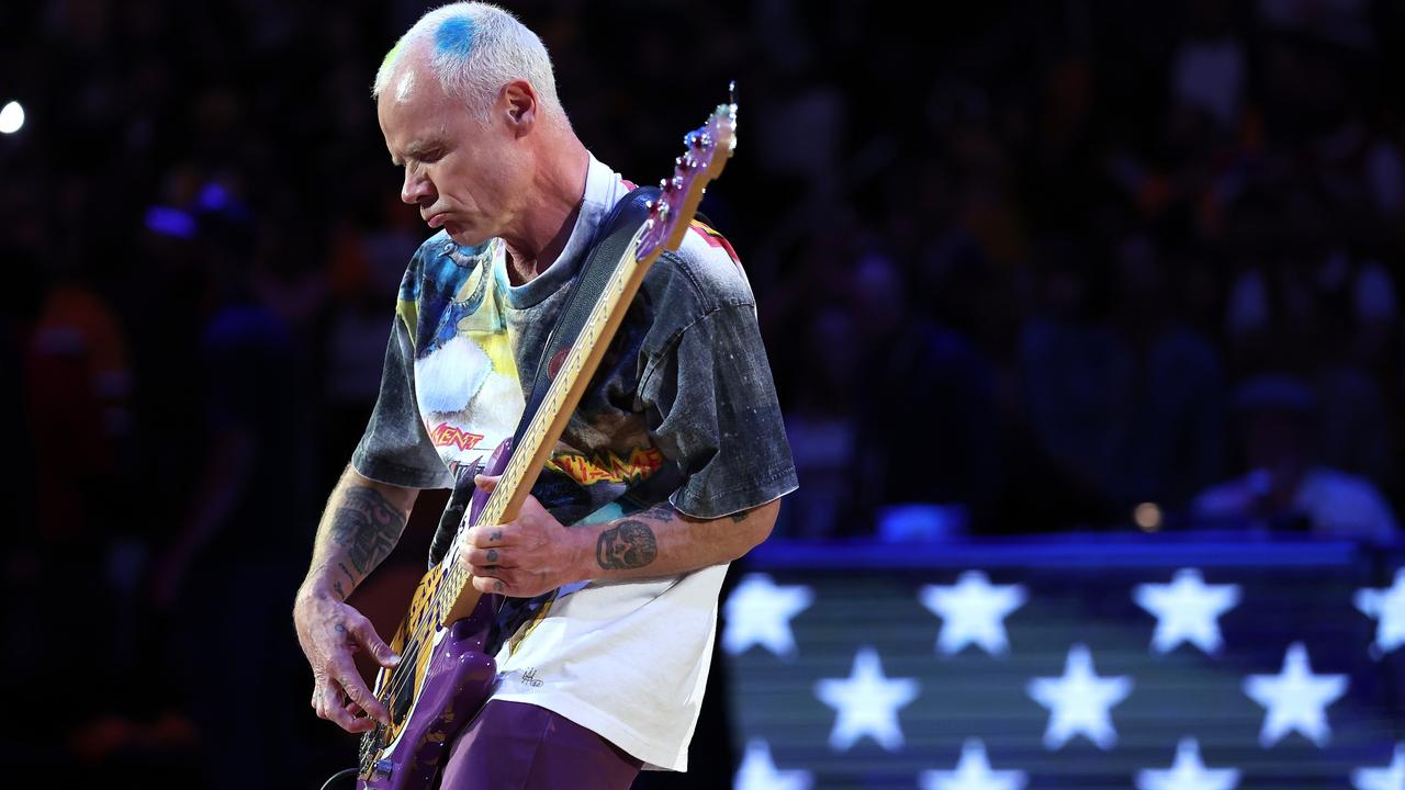 Flea is one of the world’s most respected bassists. Picture: Getty.