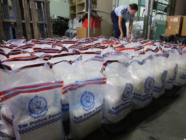 Australian Border Force officers have seized 400kg of methylamphetamine hidden in an air cargo consignment from South East Asia.