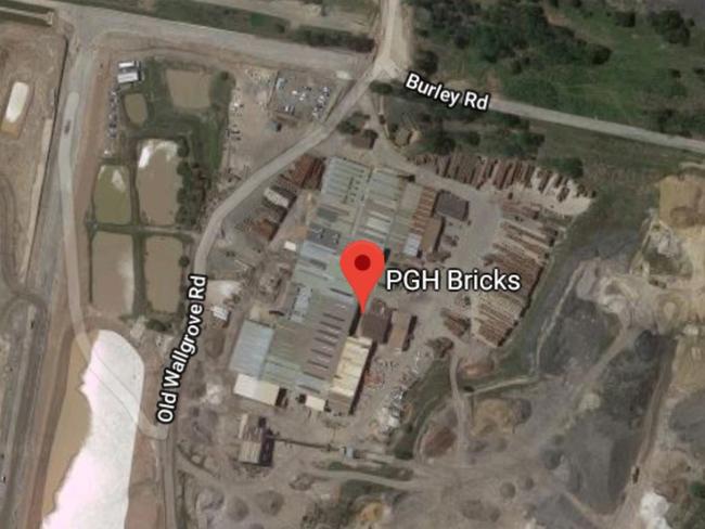 CSR has filed a demolition application for its brick manufacturing plant in Horsley Park. Picture: Google Maps