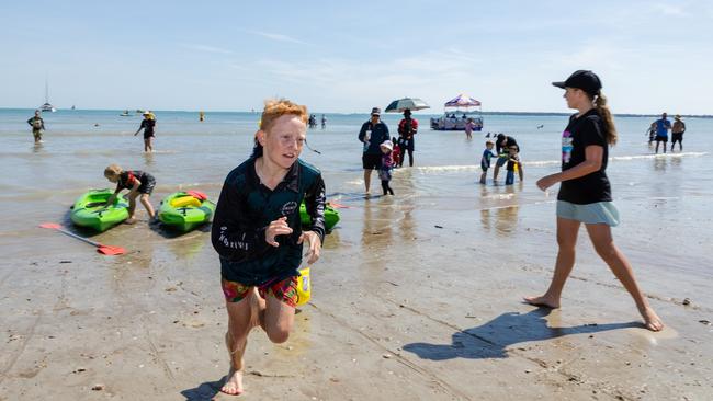 Darwin Beer Can Regatta at Mindil Beach, 2025. Picture: Pema Tamang Pakhrin