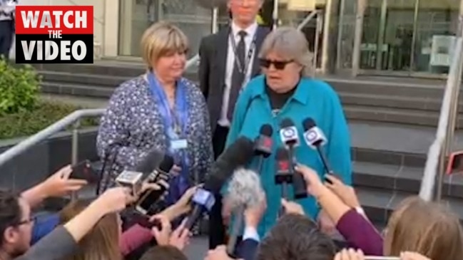 Claremont trial in Perth: Lee Rimmer speaks to the press
