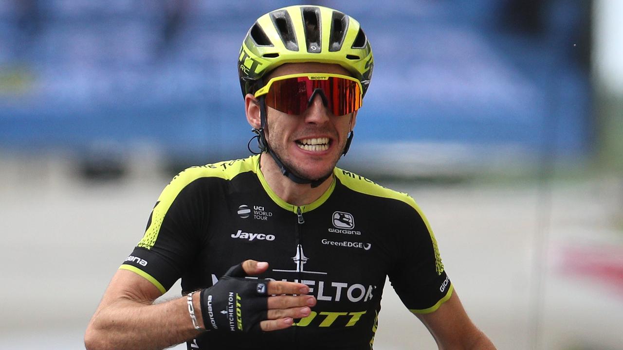 Simon Yates of United Kingdom and Team Mitchelton-Scott celebrating during the 106th Tour de France 2019, Stage 12.
