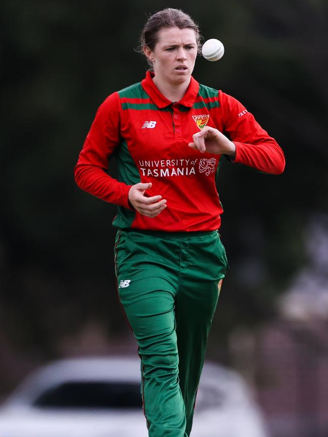 Moloney played in three WNCL premierships with Tasmania. (Photo by Asanka Ratnayake/Getty Images)