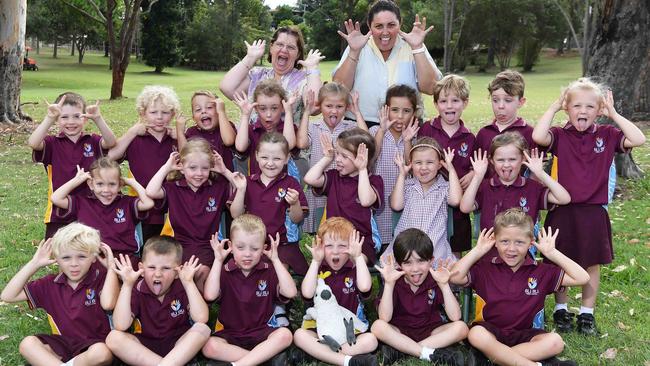 My First Year: Bli Bli State School Prep Cockatoos. Picture: Patrick Woods.