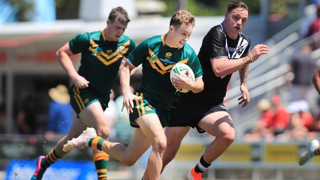 Sam Walker playing for the Australian Schoolboys. Picture: QRL Media