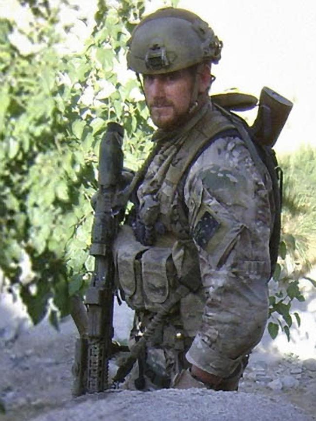 Ben Roberts-Smith photographed immediately after the action that won him the Victoria Cross in Afghanistan. Picture: Supplied.