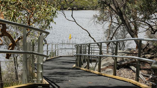 The boardwalk links two of the largest picnic areas at Manly Dam. Picture: Karen Watson