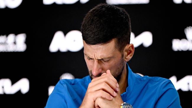 Novak Djokovic said he believed Mr Jones was disrespecting Serbian fans. Picture: Tennis Australia