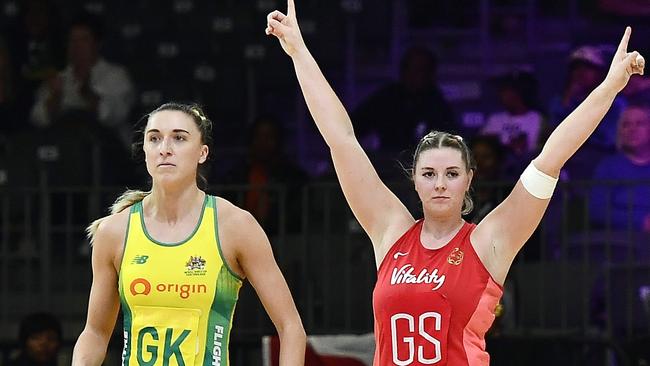 The Roses beat the Diamonds for the first time at a World Cup. Picture: Ashley Vlotman via Getty Images