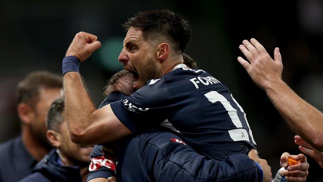 Bruno Fornaroli will return for Melbourne Victory on Saturday against Macarthur FC. Picture: Jonathan DiMaggio/Getty Images