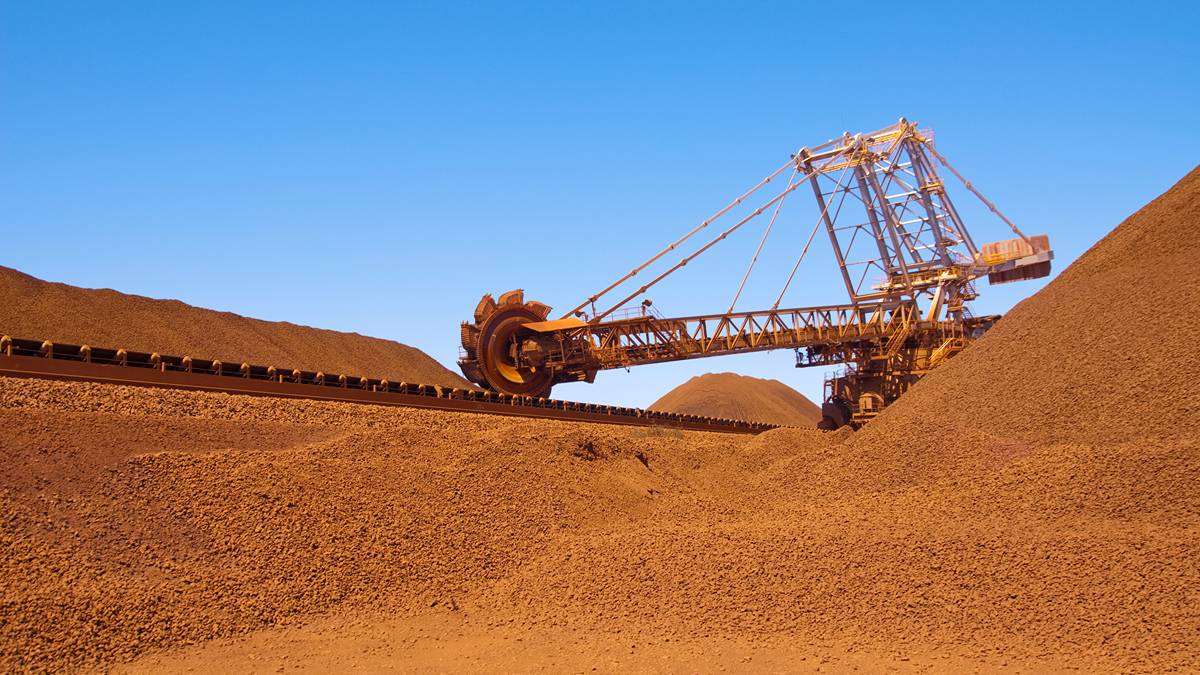 Iron ore miners reported lower prices across their quarterly reports. Pic: Getty Images