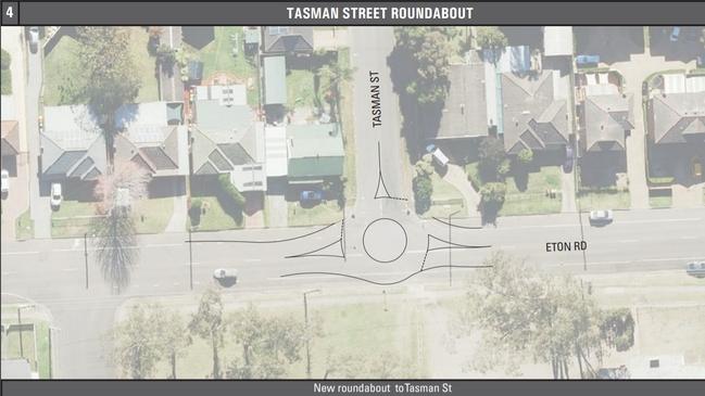 Tasman St roundabout – Dunheved Rd Upgrade.