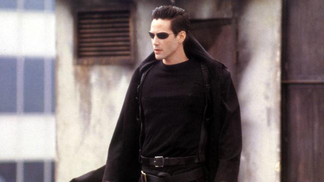 Actor Keanu Reeves in 1999 film 'The Matrix'.