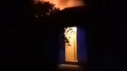 Supplied Editorial Another arson attack in Christie Downs. Picture: 7 News