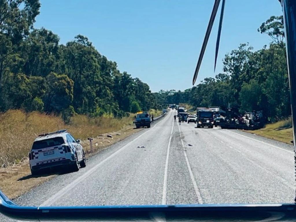 RACQ CapRescue attended a two-truck crash at Benaraby on Monday afternoon.