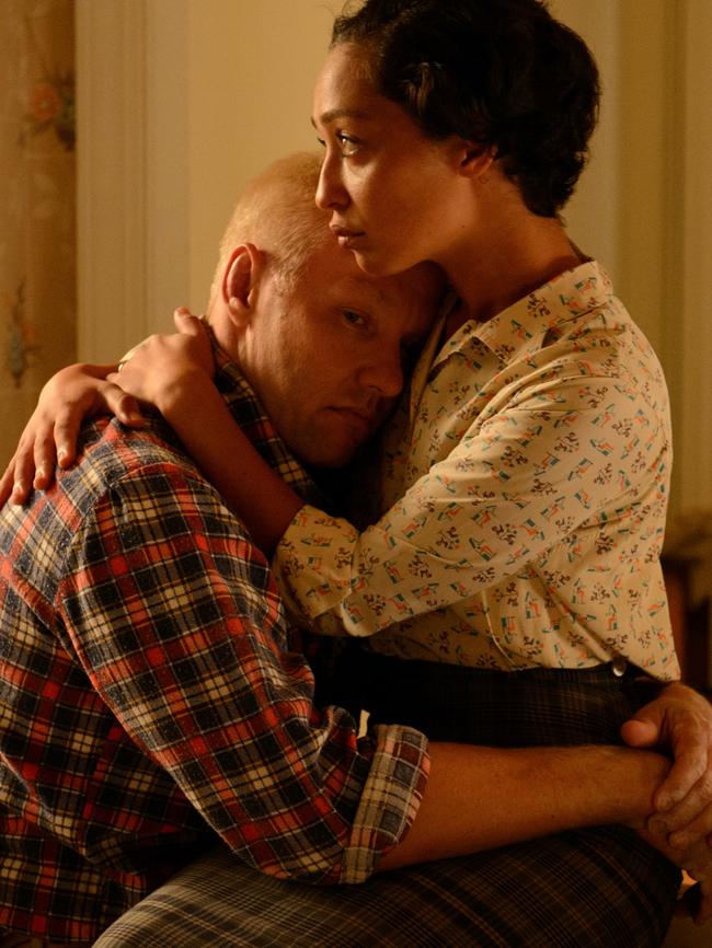 Richard Loving (Joel Edgerton) and Mildred Loving (Ruth Negga) in a scene from the film Loving. Picture: Supplied