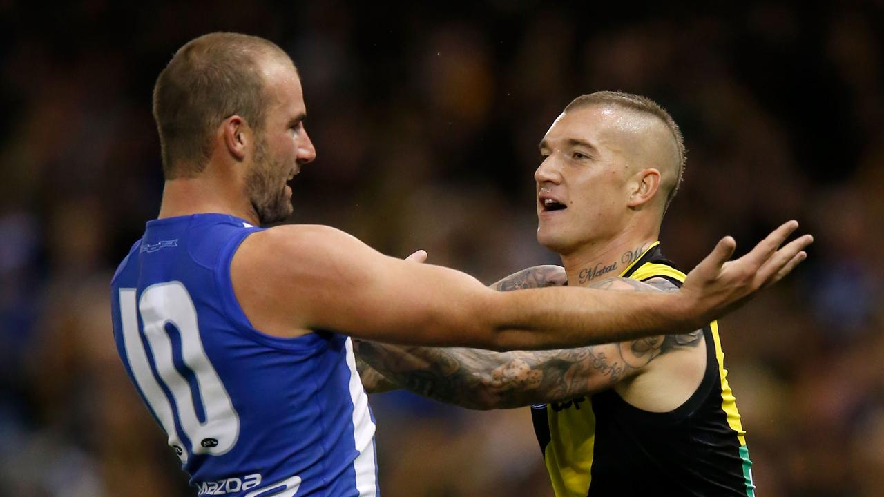 Dustin Martin was down on form against North Melbourne. Photo: Darrian Traynor/AFL Media/Getty Images