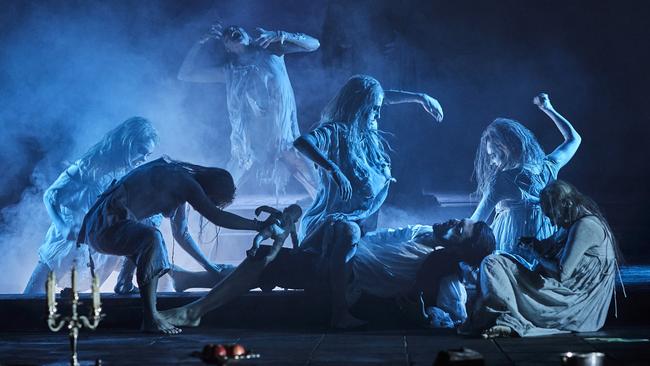 Don Giovanni meets his grim fate. Picture: Keith Saunders