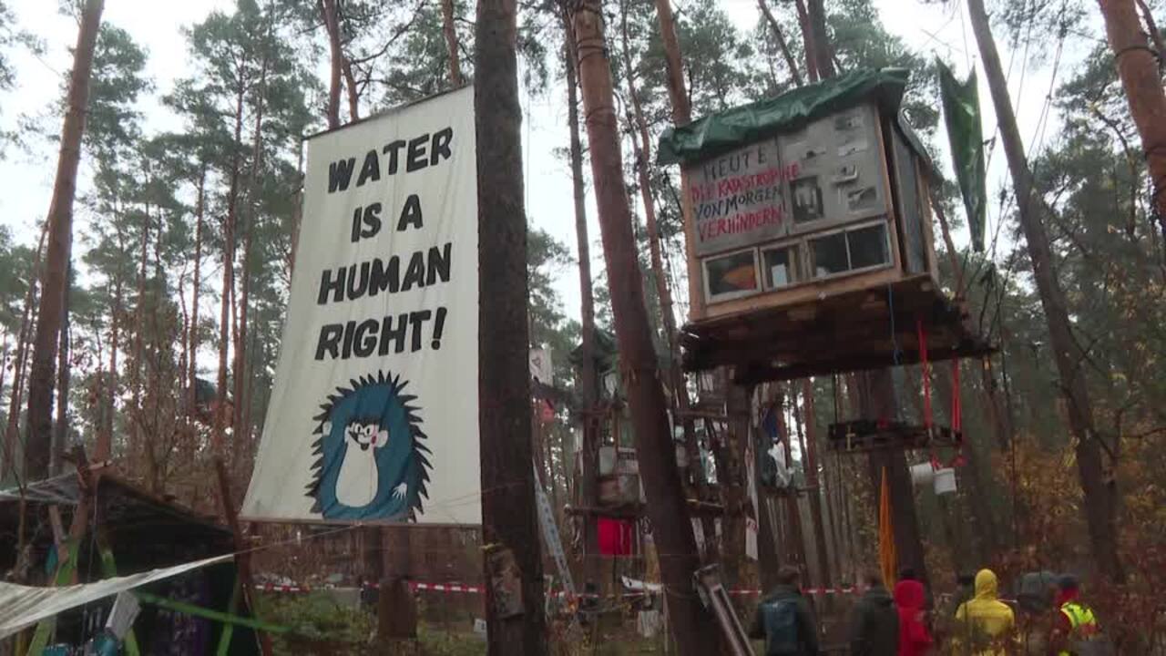 Anti-Tesla protesters defy German police calls to leave forest camp