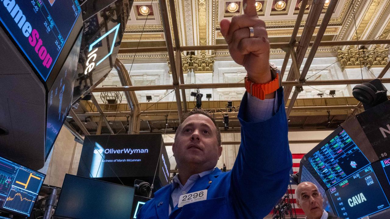 Traders work on the floor of the New York Stock Exchange (NYSE) on July 11, 2024 in New York City. Picture: Spencer Platt/Getty Images/AFP (