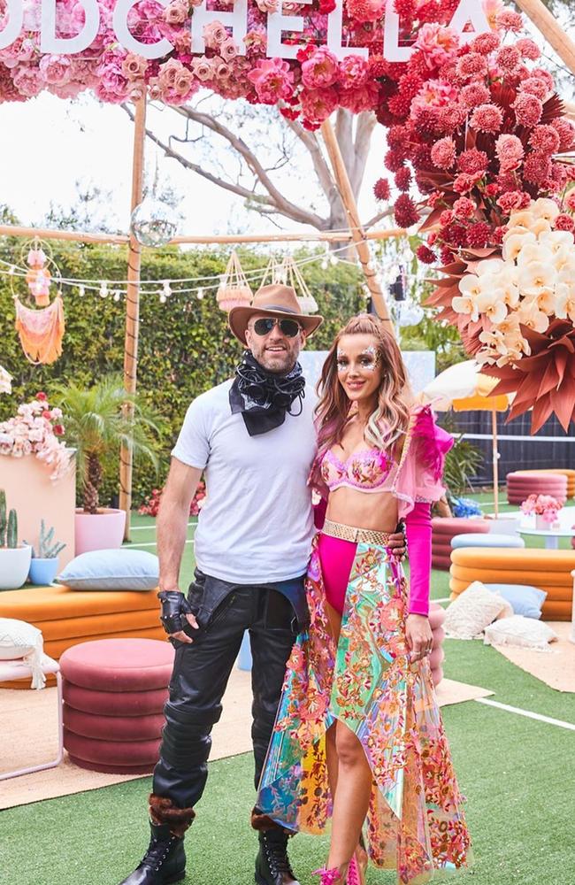 Chris and Rebecca Judd at the now famous Juddchella party.