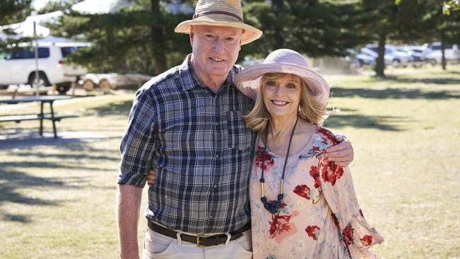 Meagher is happy to see that for his character, life isn’t over at 70. Picture: Channel 7