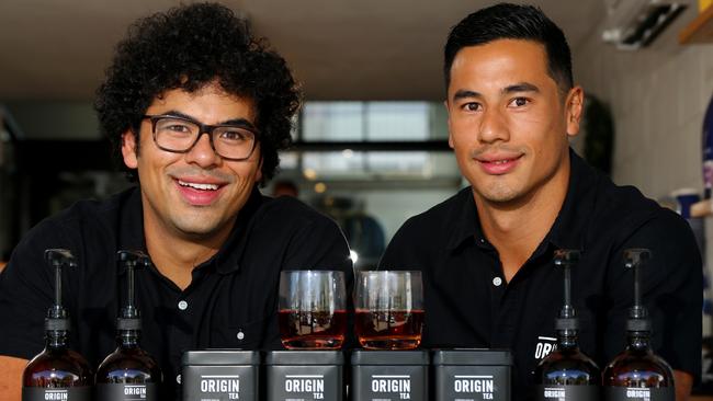 Brothers Lawrence and Chris Seaton are the owners of Origin Tea. Picture: David Clark