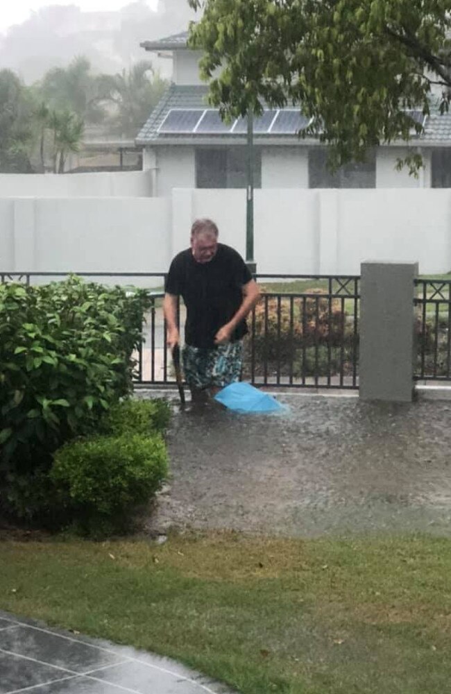 Mudgeeraba flooded. Photo: Matt Higgs