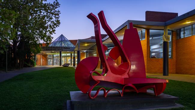 Bathurst Regional Art Gallery with Philip Spelman work. Picture: David Roma
