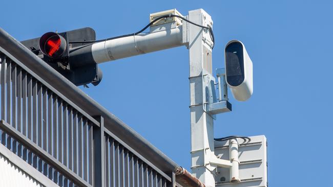 New speed cameras have been installed on the Tasman Bridge. Picture: Linda Higginson