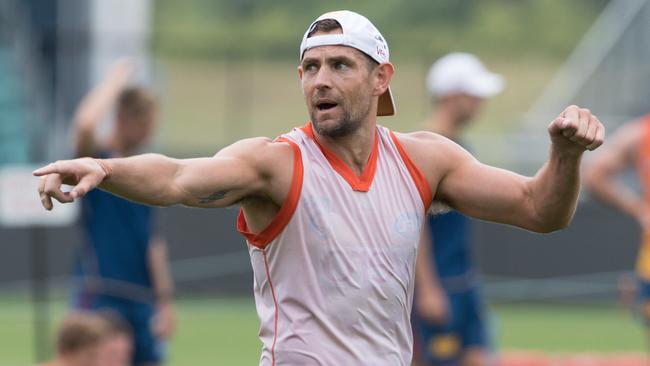 Luke Hodge will play his first game for the Lions on Sunday. Picture: Grant Wells