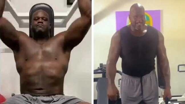 Shaq would work out about an hour every day. Picture: Instagram.