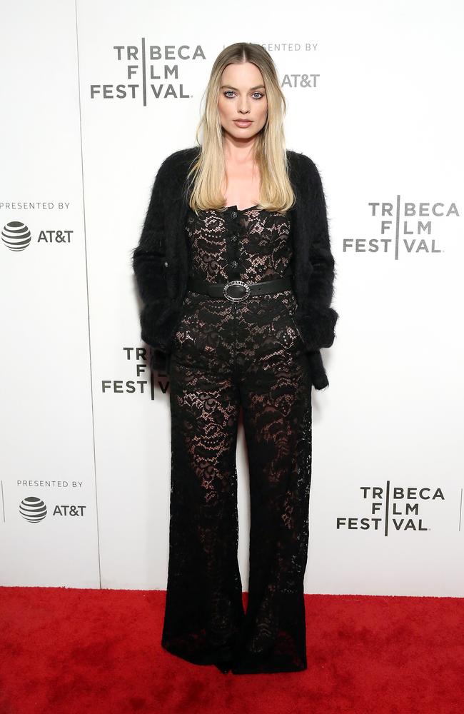 A dramatic red carpet moment at the Tribeca Film Festival. Picture: Getty Images for Tribeca Film Festival