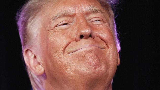 LAS VEGAS, NEVADA - JULY 08: Former U.S. President and Republican presidential candidate Donald Trump smiles before he delivers remarks at a Nevada Republican volunteer recruiting event at Fervent: A Calvary Chapel on July 8, 2023 in Las Vegas, Nevada. Trump is the current frontrunner for the 2024 Republican presidential nomination amid a growing field of candidates.   Mario Tama/Getty Images/AFP (Photo by MARIO TAMA / GETTY IMAGES NORTH AMERICA / Getty Images via AFP)