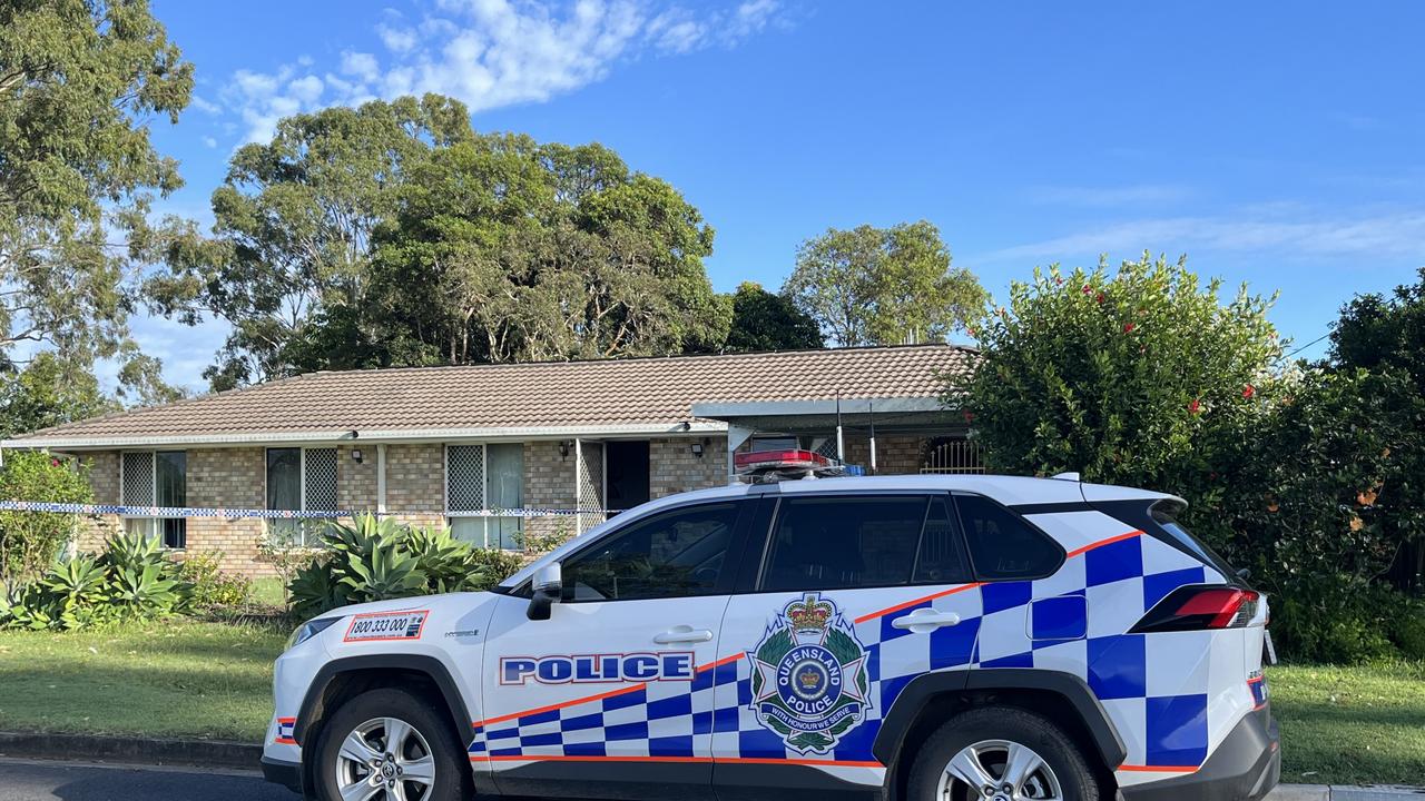 The fire started in the home at the corner of Maryborough St and Cardigan St about 10pm on Monday.