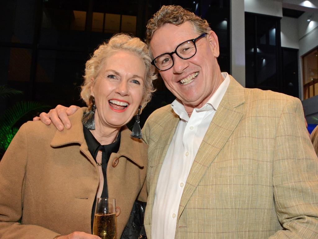 Nicky and Mark Reaburn at Gold Coast Marathon gala dinner at QT Resort Surfers Paradise. Picture: Regina King.